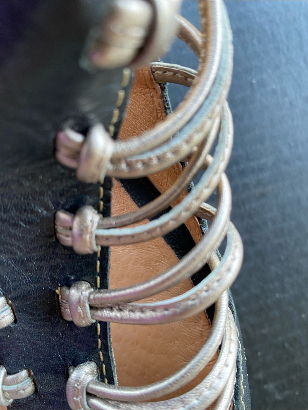 PIKOLINOS Black Leather Strappy Slingback Sandals - Picture 3 of 13